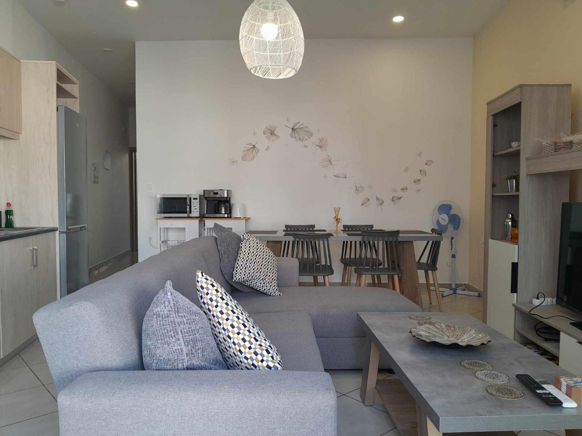The Getaway Appartement Agia Marina Buitenkant foto